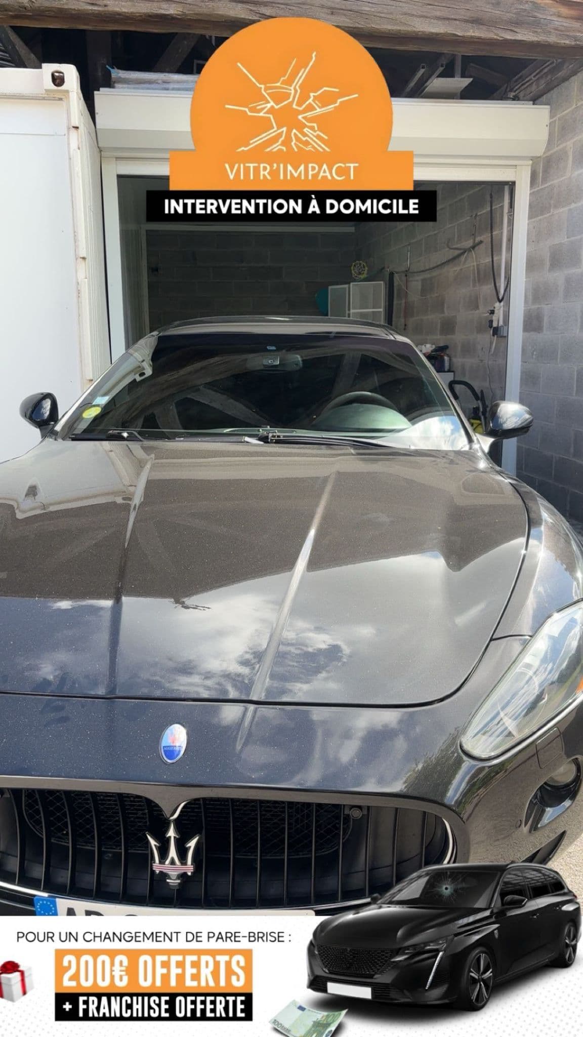 Intervention à domicile – Maserati