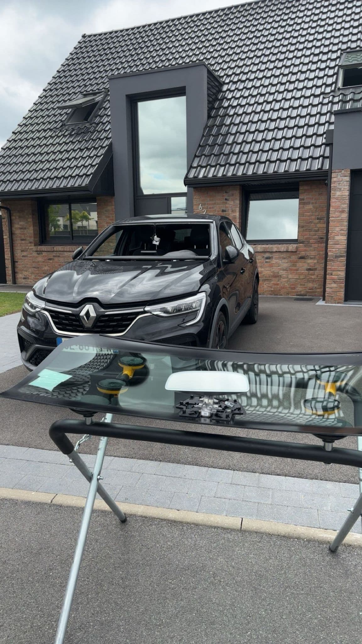 Remplacement pare‑brise sur véhicule